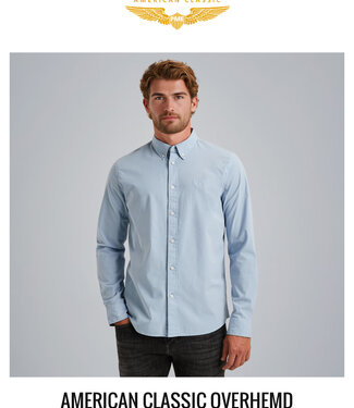 PME LEGEND Hemd LONG SLEEVE PME LEGEND LIGHT GD CANVAS CHAMBRAY BLUE