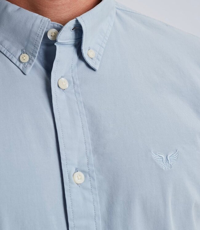 PME LEGEND Hemd LONG SLEEVE PME LEGEND LIGHT GD CANVAS CHAMBRAY BLUE