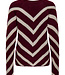 ONLY Pull ELIZA STRIPE ONLY ZINFANDEL RED