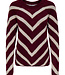 ONLY Pull ELIZA STRIPE ONLY ZINFANDEL RED