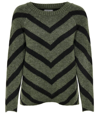 ONLY Pull ELIZA STRIPE ONLY LIZARD GREEN