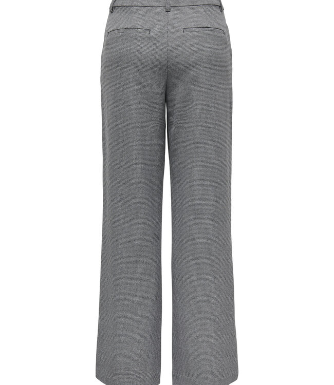 ONLY Broek DELL WIDE ONLY BLACK WHITE PEPPER