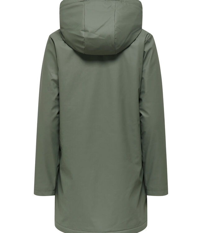ONLY Jas NEW SALLY RAINCOAT ONLY CASTOR GRAY