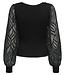 ONLY Pull JULIE RIB ONLY BLACK LACE