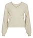 VILA Pull EMI REV V-NECK KNIT VILA NATURAL