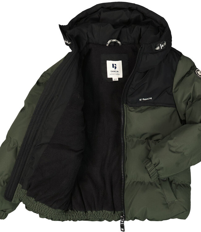 GARCIA Jas PUFFER GARCIA MINI BOYS DARK GREEN