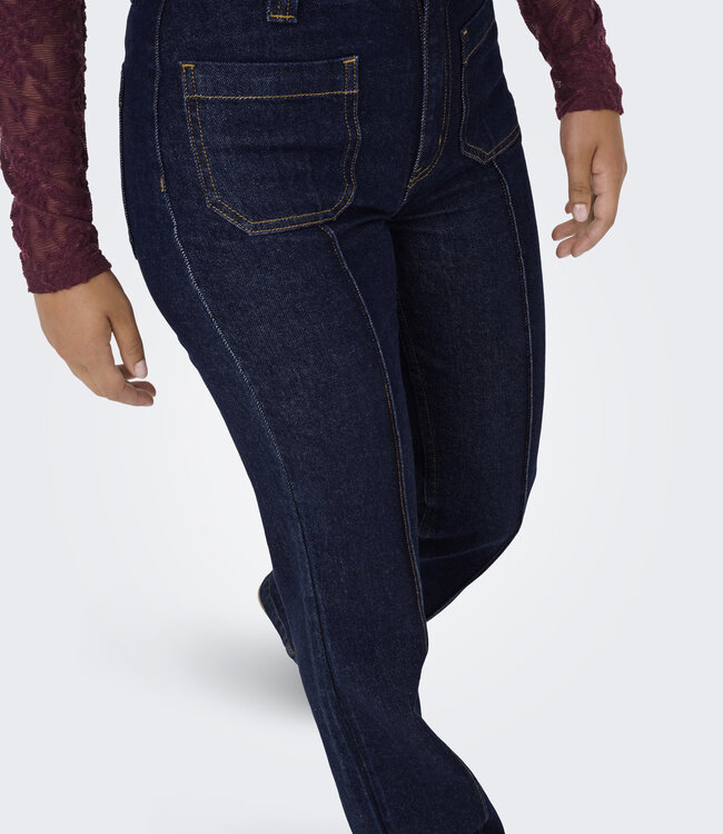 ONLY Broek EMILY FLARED ONLY DARK BLUE