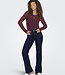 ONLY Broek EMILY FLARED ONLY DARK BLUE