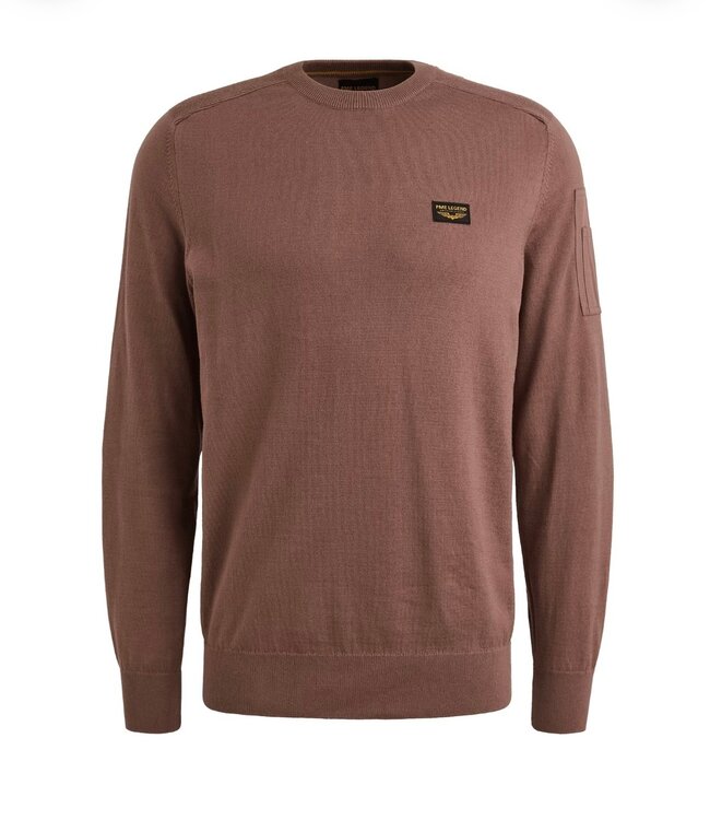 PME LEGEND Pull Knitwear PME LEGEND AMERICAN CLASSIC MARRON