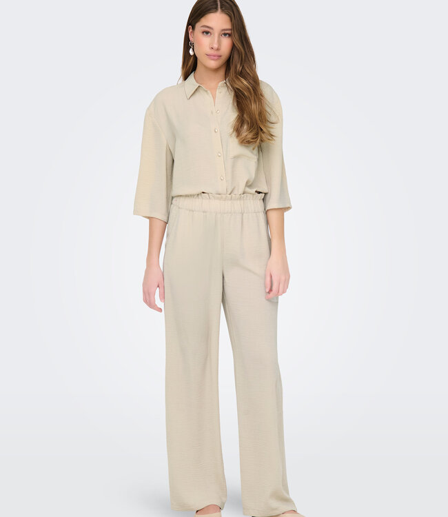 JDY Broek DIVYA LIFE WIDE JDY SANDSHELL