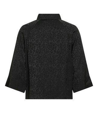 VILA Hemd SALINA JACQUARD VILA BLACK BEAUTY