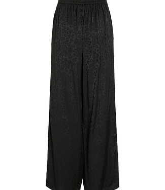 JDY Broek SALINA JACQUARD VILA BLACK BEAUTY