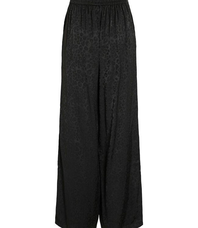 JDY Broek SALINA JACQUARD VILA BLACK BEAUTY