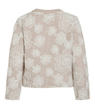 VILA Pull HAYDEN EMBROIDERY VILA NATURAL