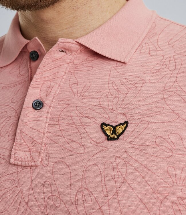 PME LEGEND Polo JERSEY PRINTED PME Legend BLUSH