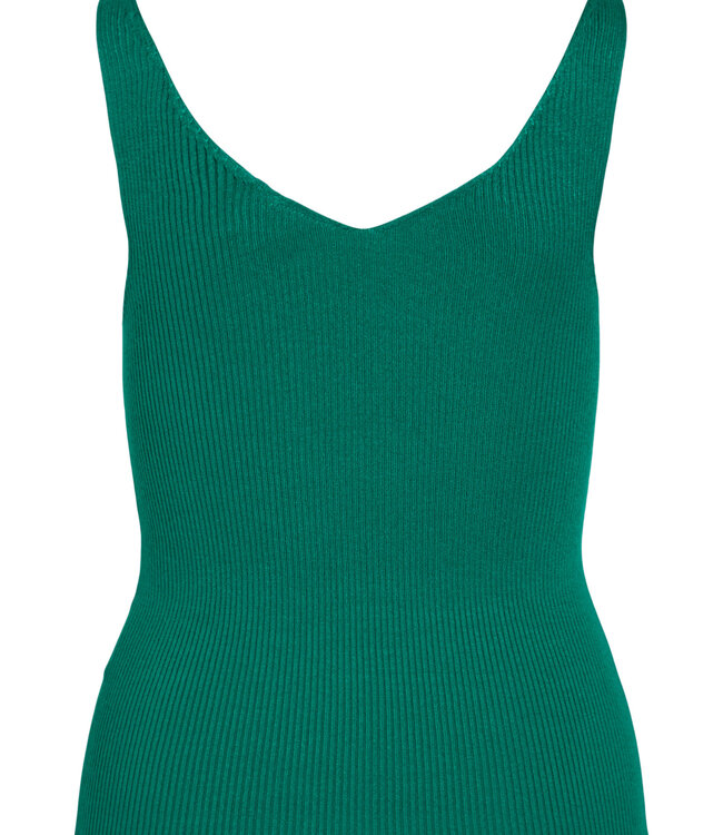VILA Top WENNIE V-NECK VILA CADMIUM GREEN