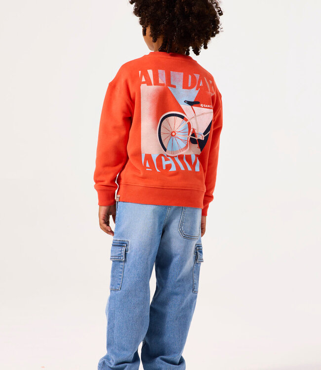 GARCIA Sweater ALL DAY ACTIVE GARCIA RED