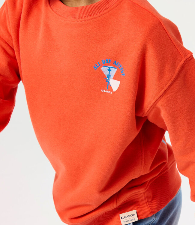 GARCIA Sweater ALL DAY ACTIVE GARCIA RED