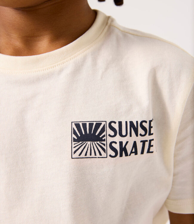 GARCIA T-Shirt SUNSET SKATE GARCIA MINI BOYS CREAM