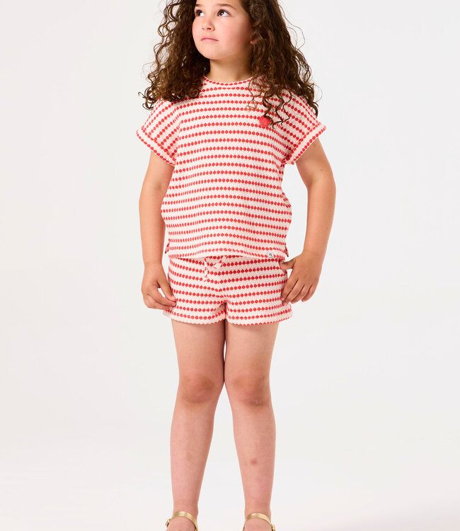 GARCIA Short GARCIA GIRLS MINI ROOD/WIT