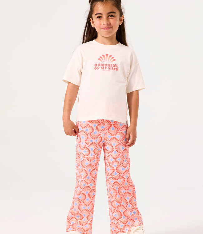 GARCIA T-Shirt SUNSHINE ON MY MIND GARCIA GIRLS MINI WHITE