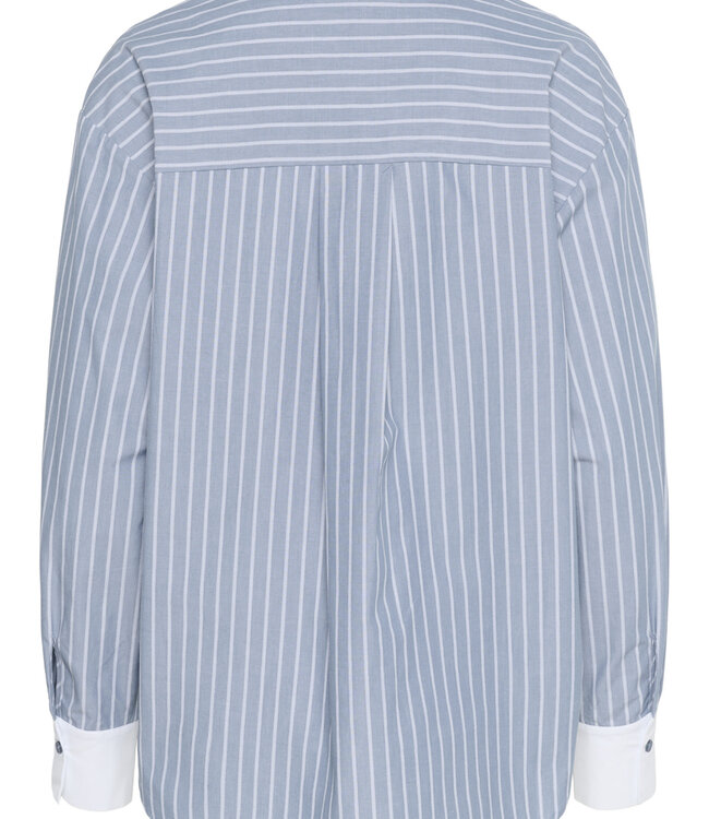 KAFFE Hemd MILINA  KAFFE WINDWARD BLUE 108274