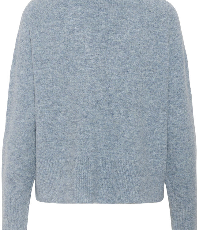 KAFFE Pull NIEL V-NECK KAFFE WINDWARD BLUE 1740181