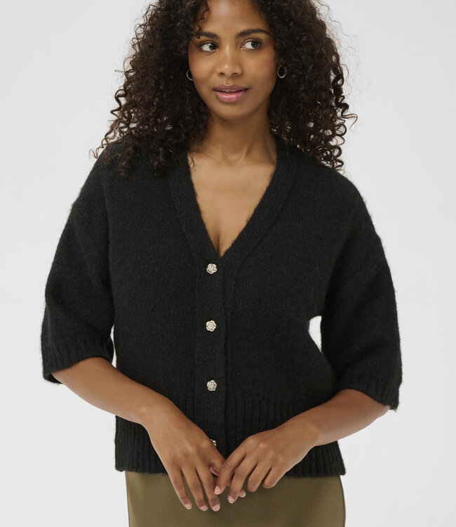 KAFFE Cardigan LABIS KAFFE BLACK DEEP 100121