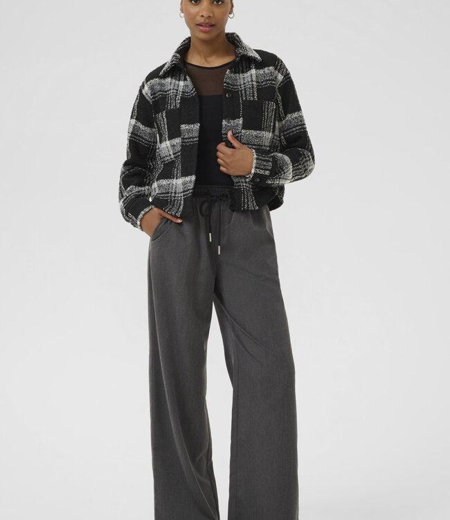 KAFFE Jas LILY KAFFE BLACK WHITE CHECK 108577