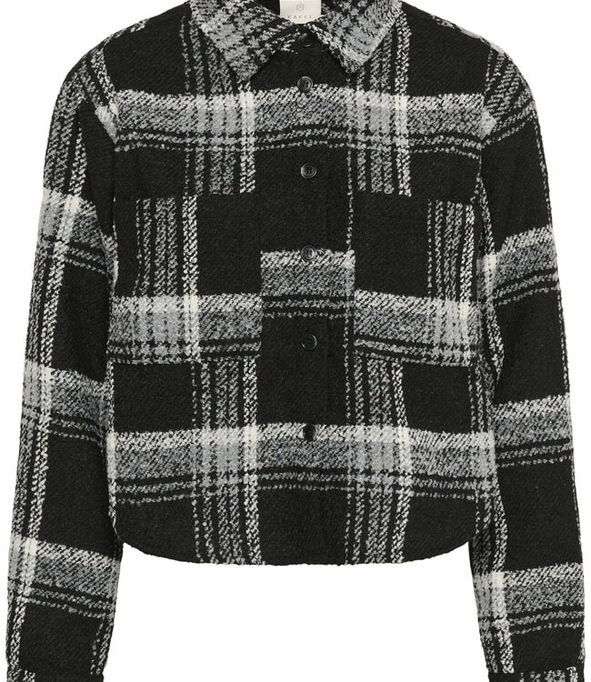 KAFFE Jas LILY KAFFE BLACK WHITE CHECK 108577