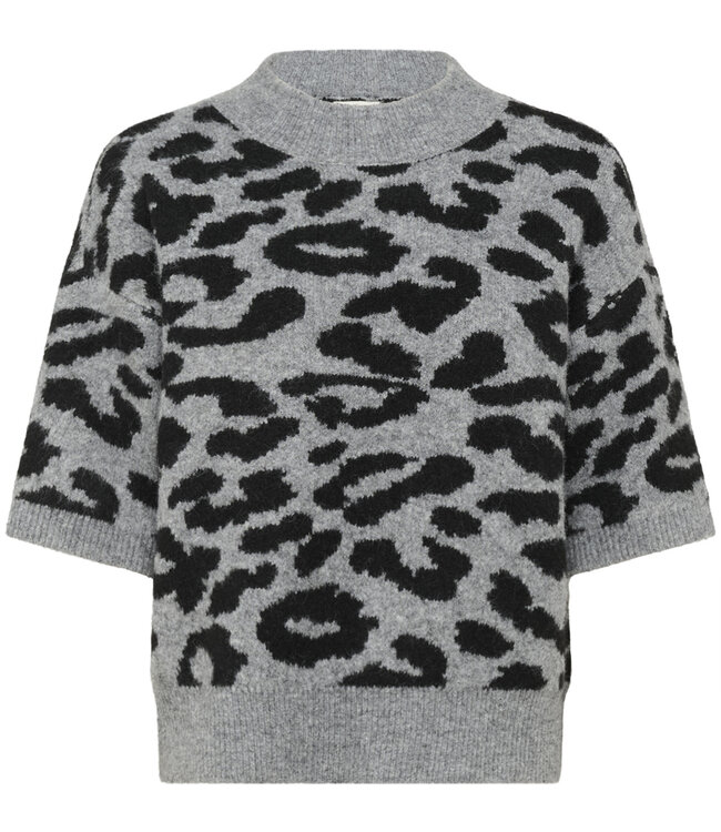 KAFFE Pull SANDRA KAFFE BLACK LEOPARD 108298