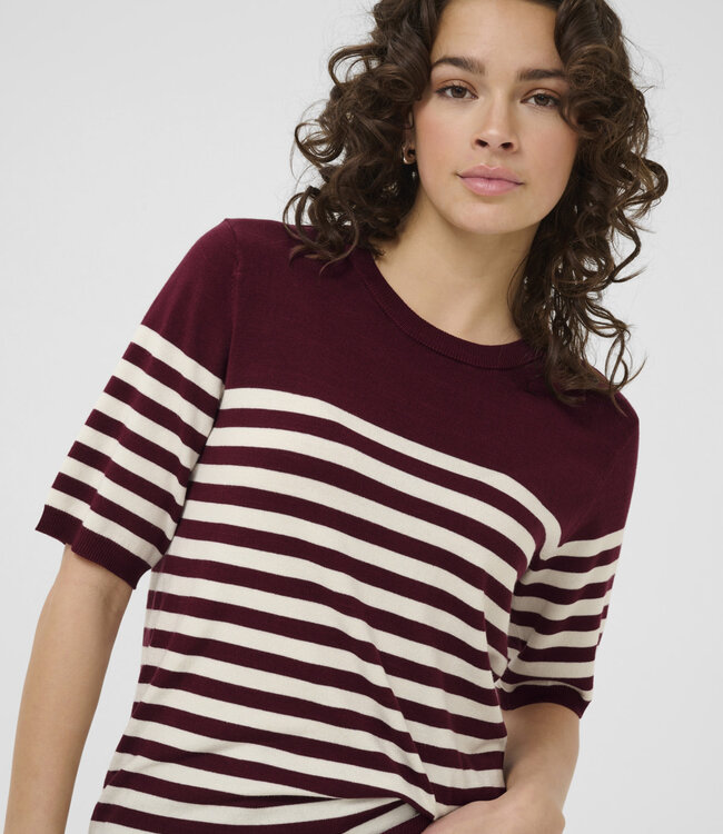 KAFFE T-Shirt LIZZA STRIPED KAFFE SPRING WINDSOR 108418