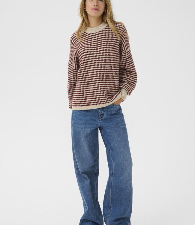 KAFFE Pull ELLERY KAFFE FEATHER GRAY MELANGE 108781