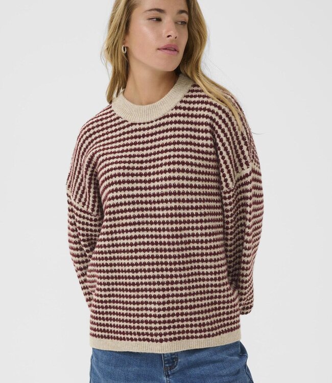 KAFFE Pull ELLERY KAFFE FEATHER GRAY MELANGE 108781