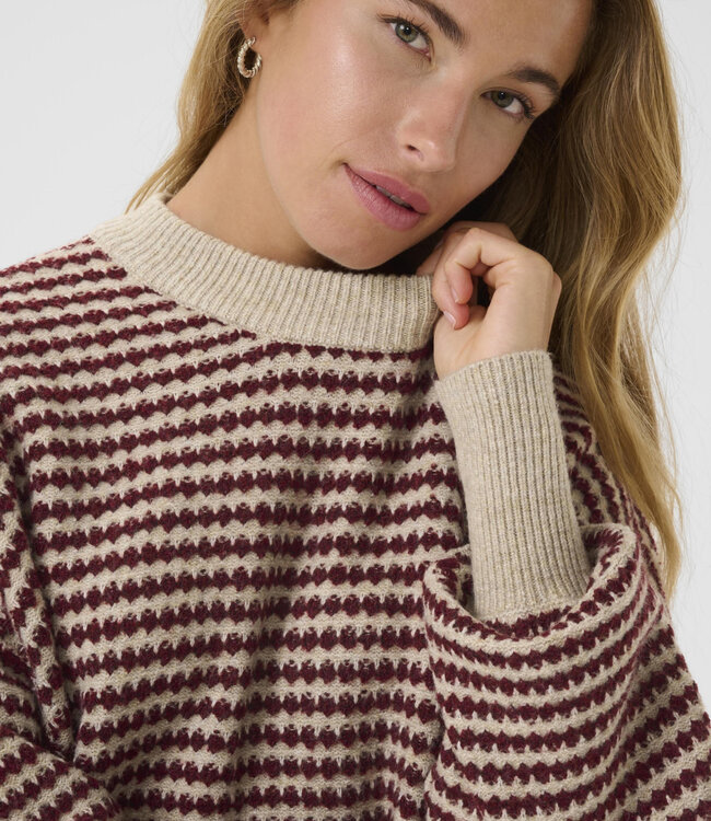 KAFFE Pull ELLERY KAFFE FEATHER GRAY MELANGE 108781