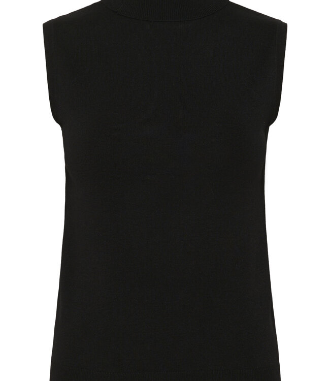 KAFFE Top ROLLNECK LIZZA KAFFE BLACK DEEP 100121