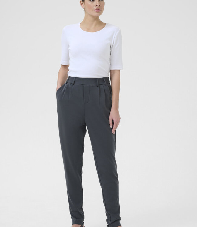 KAFFE Broek JENNY KAFFE BLACK OYSTER 190205