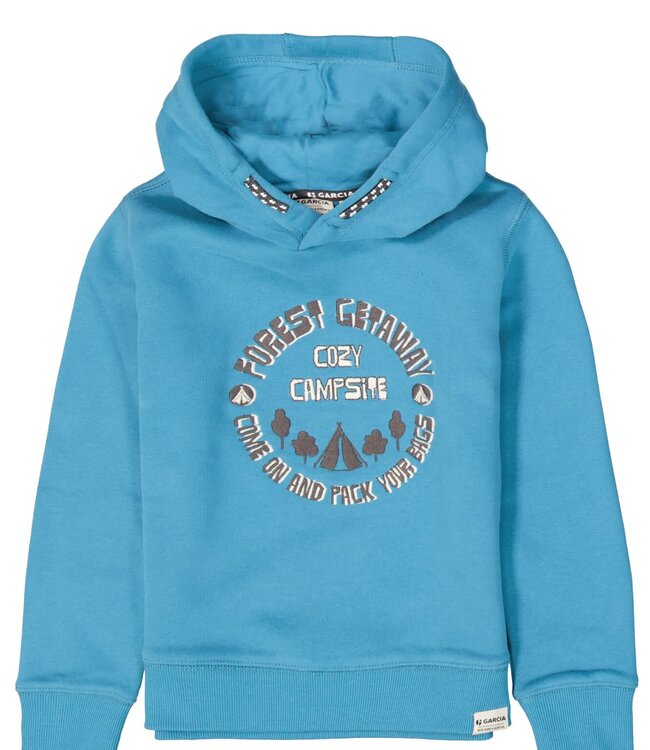 GARCIA Hoodie FOREST GETAWAY GARCIA MINI BOYS RETRO BLUE