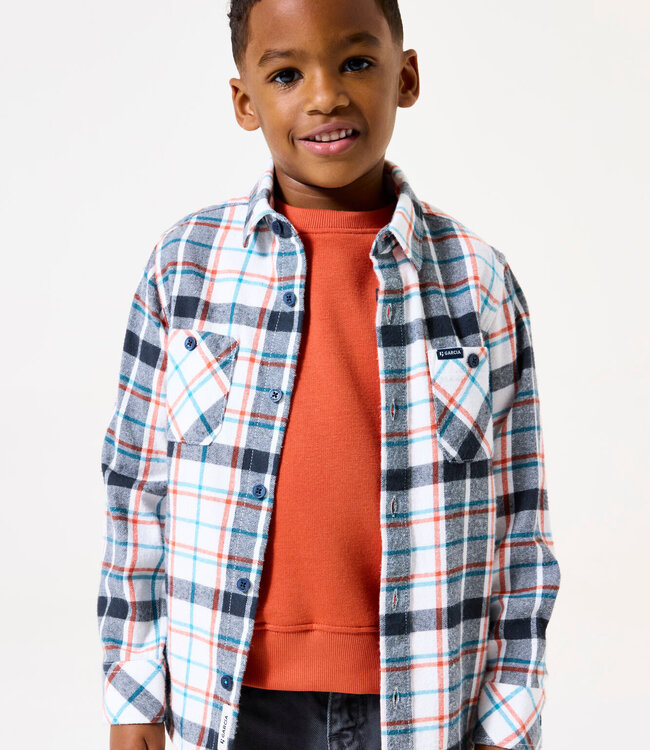 GARCIA Hemd GERUIT GARCIA MINI BOYS RETRO BLUE