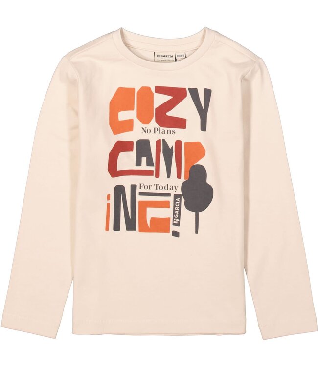 GARCIA T-Shirt COZY CAMPING GARCIA MINI BOYS MOONBEAM
