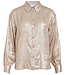 VILA Hemd METALLA GLITTER VILA BIRCH GOLD