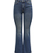 JDY Broek JEANS KATHY FLARED JDY DARK BLUE