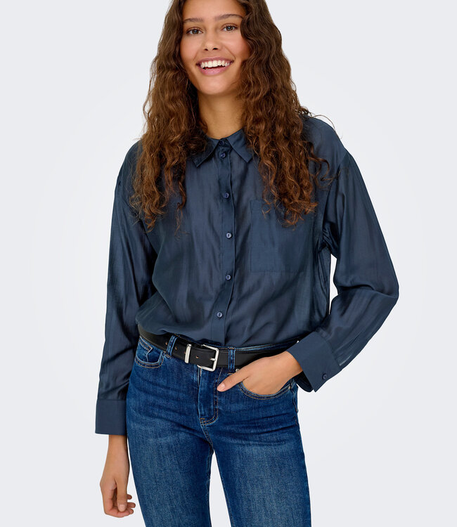 JDY Hemd LIORA SATIN JDY TOTALE ECLIPSE