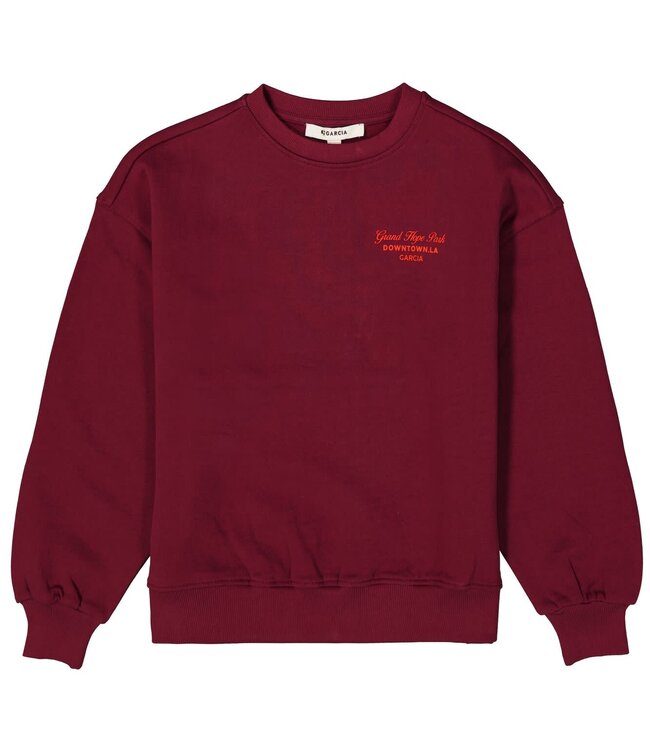 GARCIA Pull CALIFORNIA GARCIA TEEN GIRLS DARK CHERRY