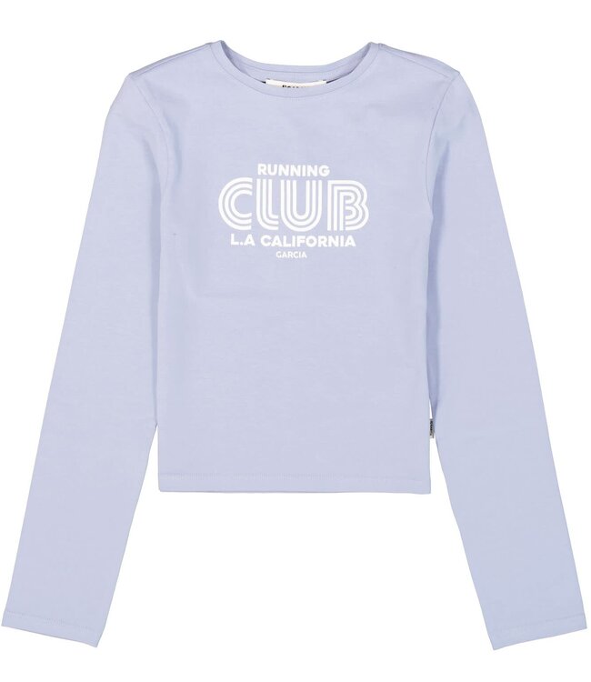 GARCIA T-Shirt RUNNING CLUB GARCIA TEENS GIRLS FROST BLUE