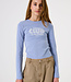 GARCIA T-Shirt RUNNING CLUB GARCIA TEENS GIRLS FROST BLUE