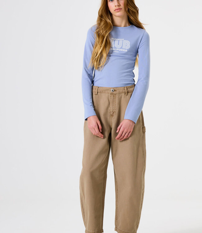 GARCIA T-Shirt RUNNING CLUB GARCIA TEENS GIRLS FROST BLUE