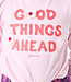 GARCIA T-Shirt GOOD THINGS AHEAD GARCIA MINI GIRLS  ALMOND BLOSSOM