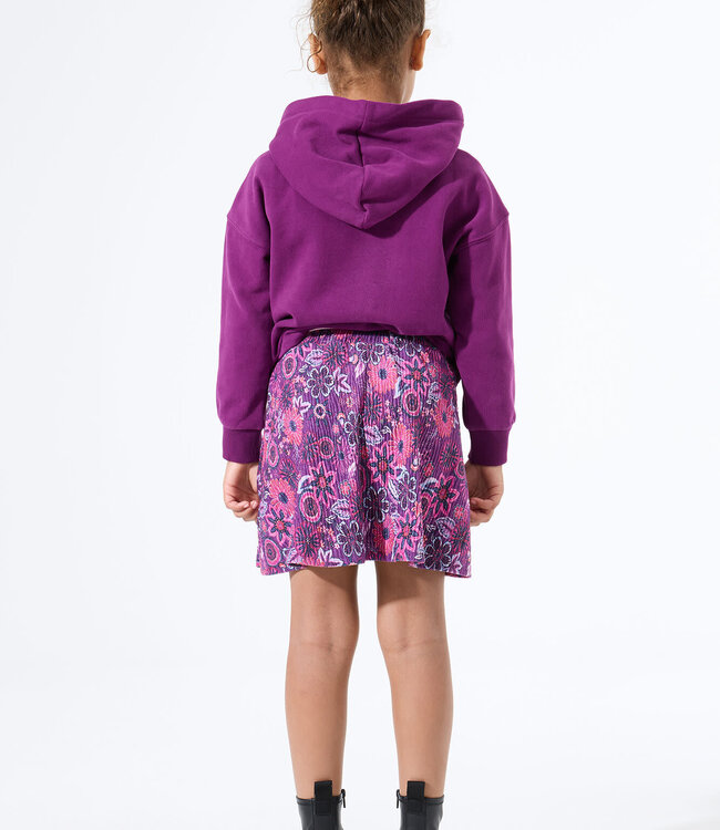 GARCIA Hoodie LOVE GARCIA MINI GIRLS PLUM PURPLE