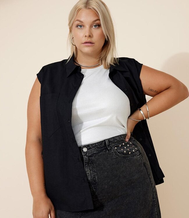 ONLY CARMAKOMA T-shirt CAROLYN Carmakoma BLACK